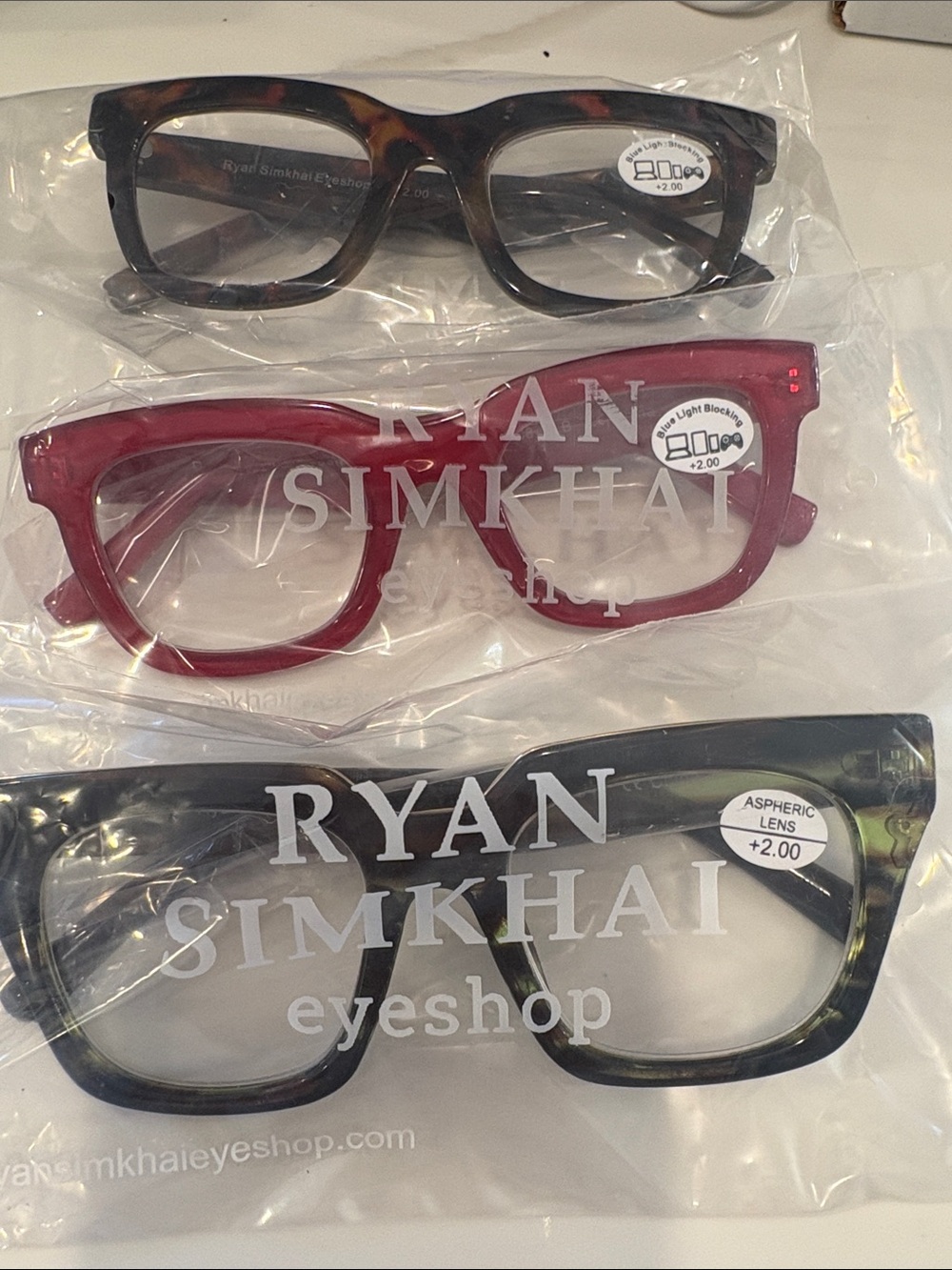 Ryan Simkhai Women’s Fashion Readers- 2.0 3 pairs